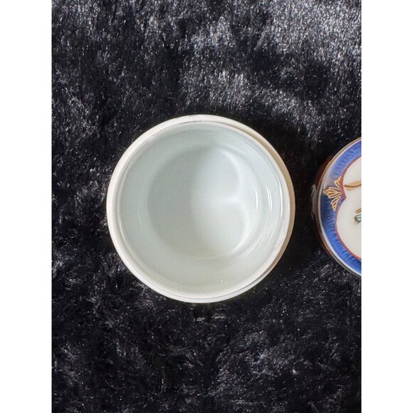 Vintage Japenese Gold Imari Covered Porcelain Container Ginger Jar Cigerate Jar - Picture 9 of 14